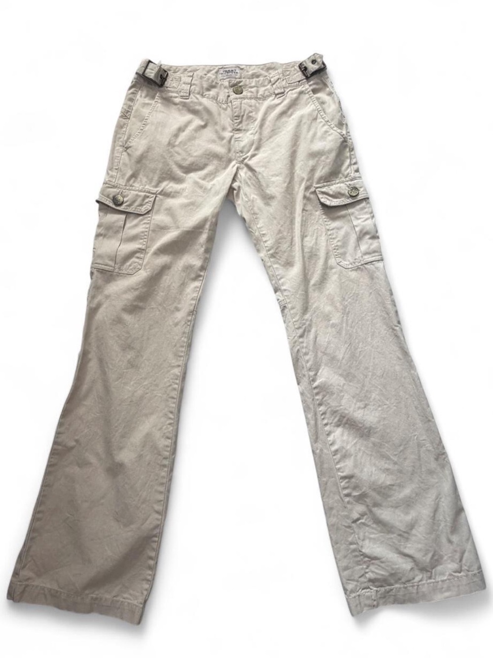 Tommy Hilfiger Light Beige Cargo Pants with Side Pockets